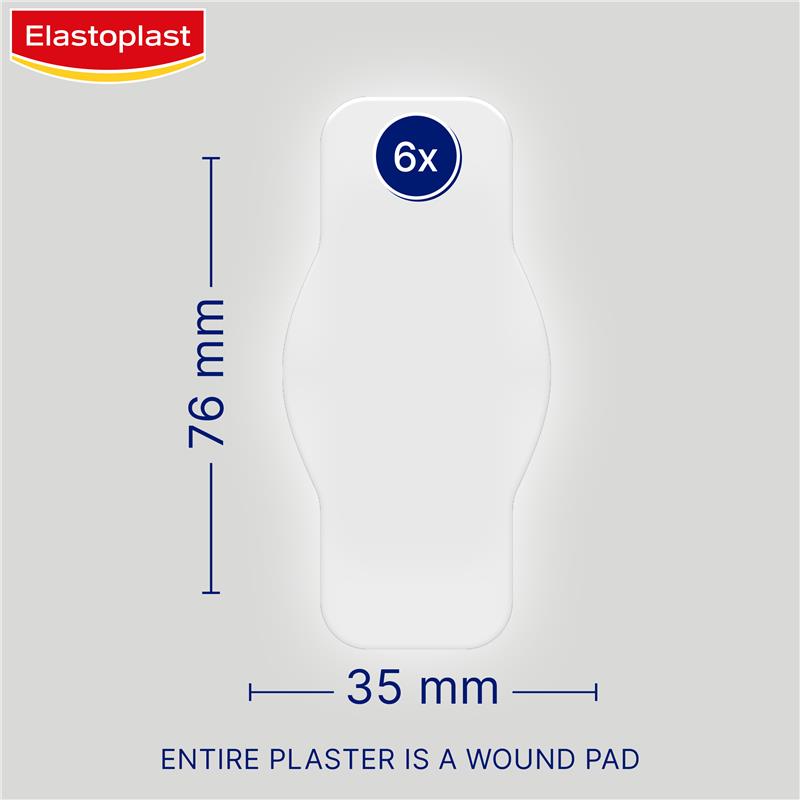 Load image into Gallery viewer, Elastoplast Second Skin Protection Strips 3.6cm x 7.3cm 6 Pack
