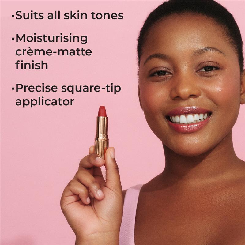 Load image into Gallery viewer, MCoBeauty Creme Matte Luxe Lipstick Prance Proudly
