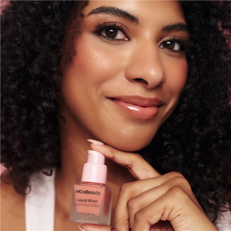 Load image into Gallery viewer, MCoBeauty Liquid Blush Luminous Glow Lava Deep Peach
