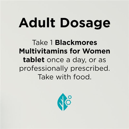 Blackmores Multivitamin For Women Sustained Release 60 Tablets