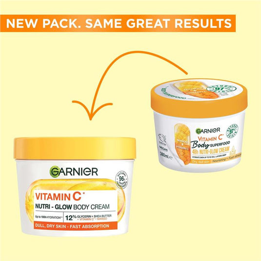 Garnier Body Vitamin C Nutri-Glow Body Cream 380ml