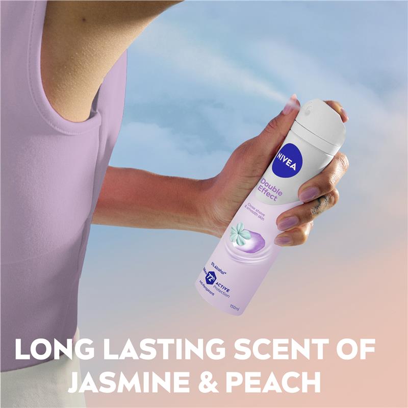 Load image into Gallery viewer, NIVEA Double Effect Aerosol Deodorant 72H Protection 250ml
