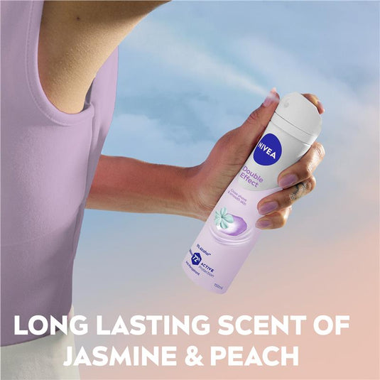 NIVEA Double Effect Aerosol Deodorant 72H Protection 250ml