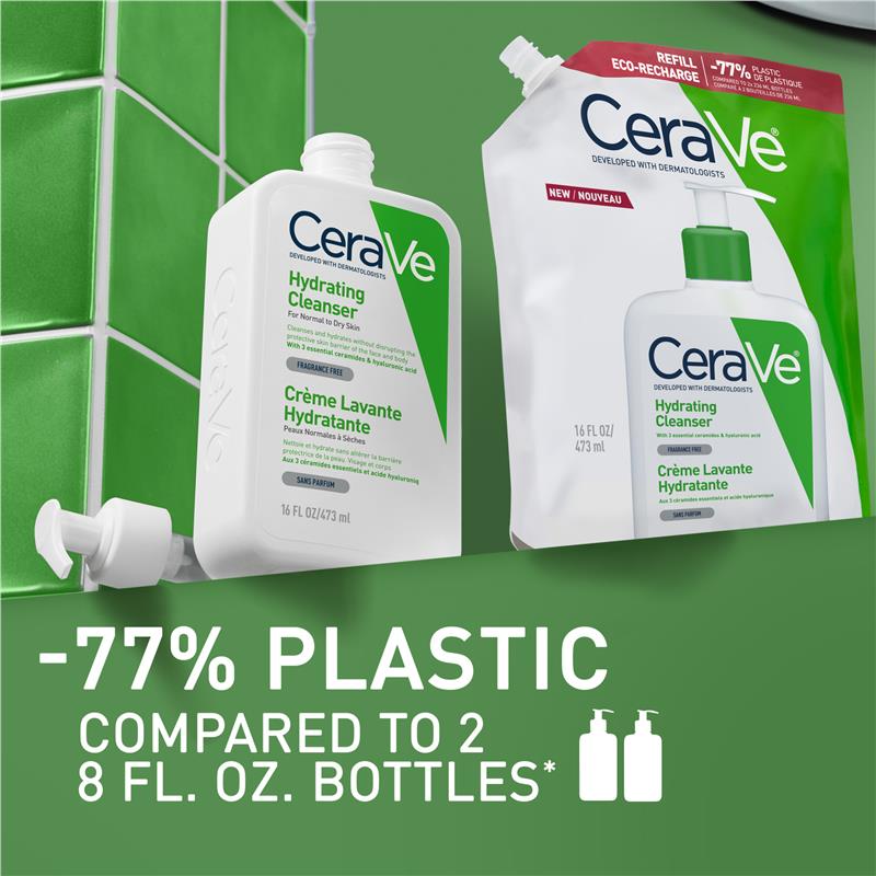 Load image into Gallery viewer, CeraVe Hydrating Cleanser Eco-Recharge Refill 473ml

