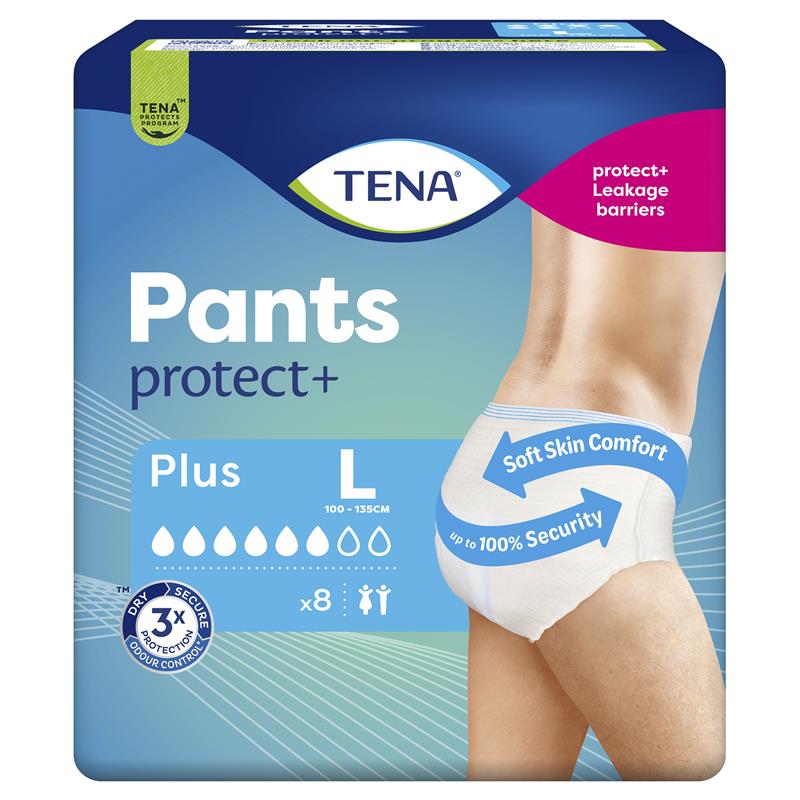 Load image into Gallery viewer, TENA Pants Plus Large 8 Pack
