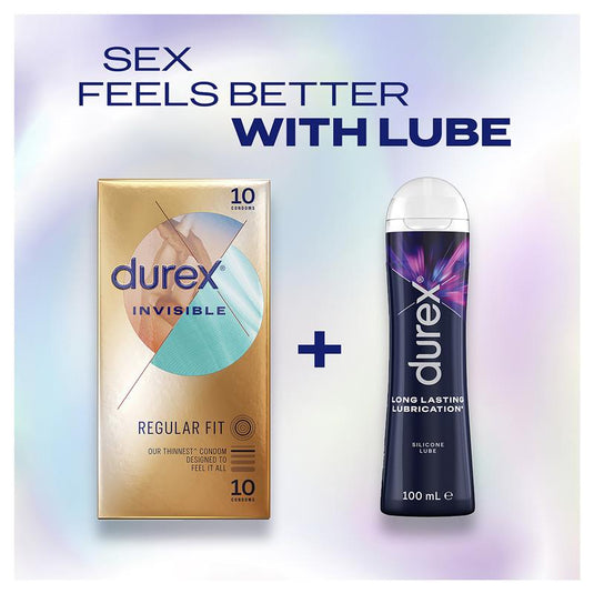 Durex Invisible Regular Fit Condoms 10 Pack