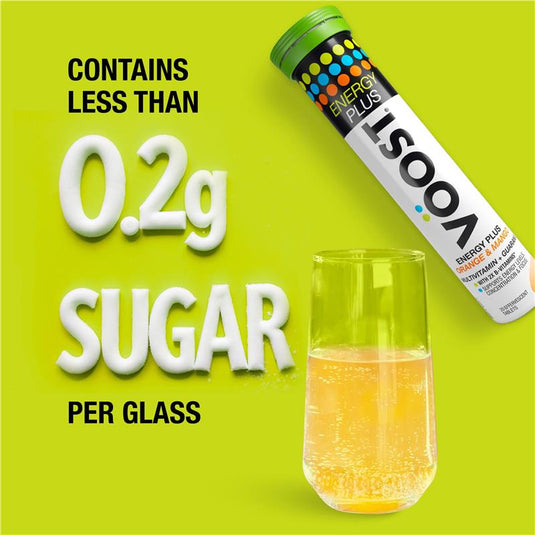 Voost Energy Plus Orange & Mango Effervescent 60 Pack Exclusive Size