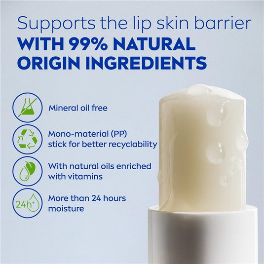 NIVEA Original Care Moisturising Lip Balm 4.8g