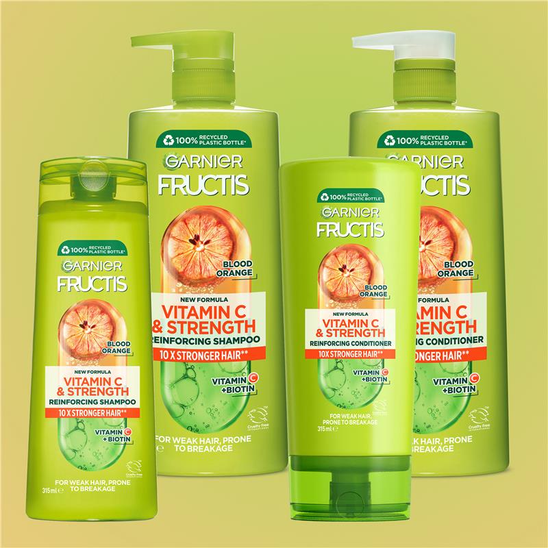 Load image into Gallery viewer, Garnier Fructis Vitamin &amp; Strength Reinforcing Conditioner 315ml

