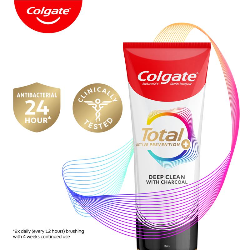 Load image into Gallery viewer, Colgate Toothpaste Total Active Prevention Deep Clean with Charcoal 200g
