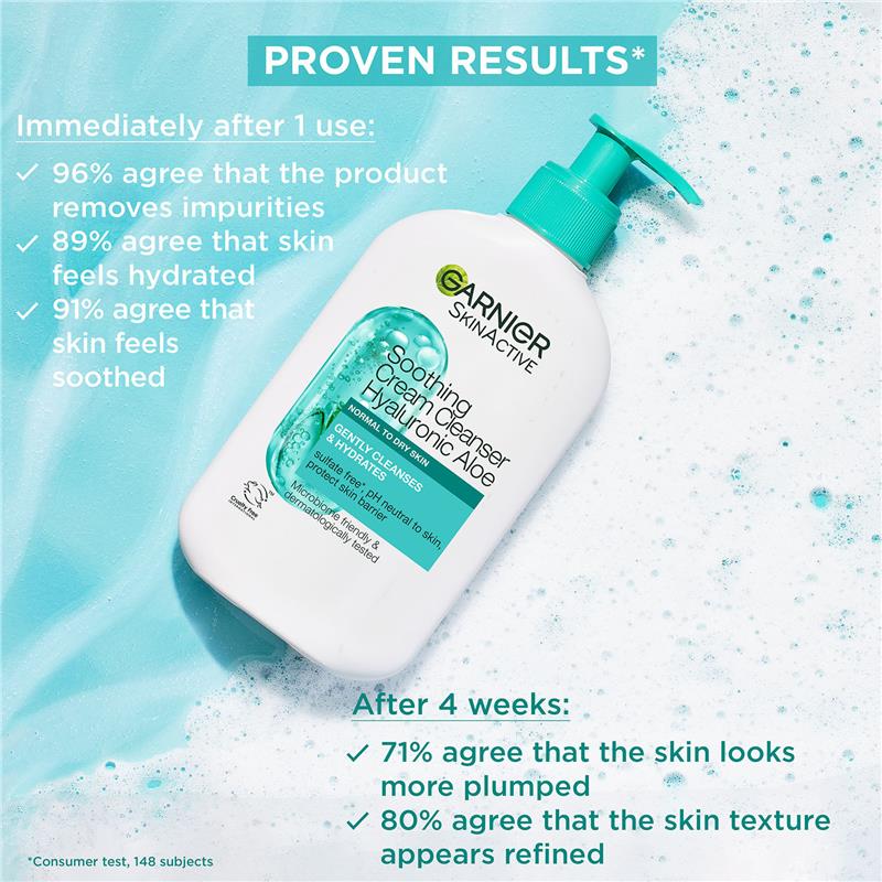 Load image into Gallery viewer, Garnier Hyaluronic Aloe Cream Cleanser 250ml
