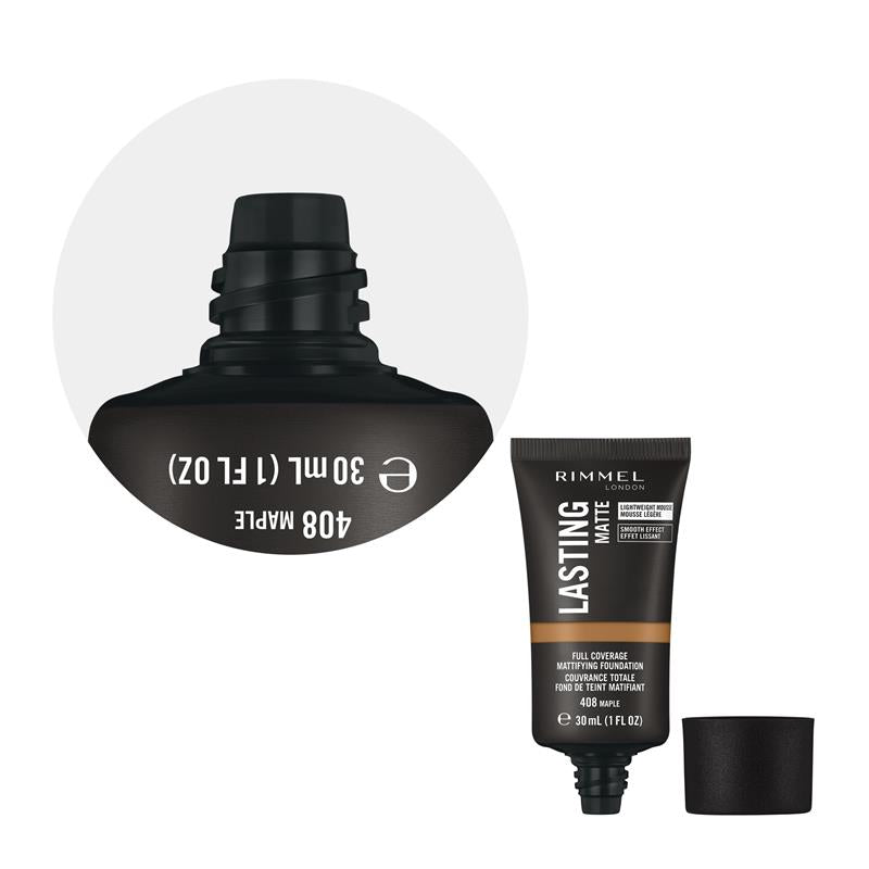 Load image into Gallery viewer, Rimmel Lasting Matte Foundation 408 Maple
