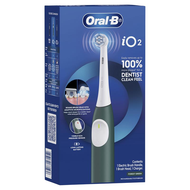 Load image into Gallery viewer, Oral B Power Toothbrush iO 2 Series Electric Forest Green
