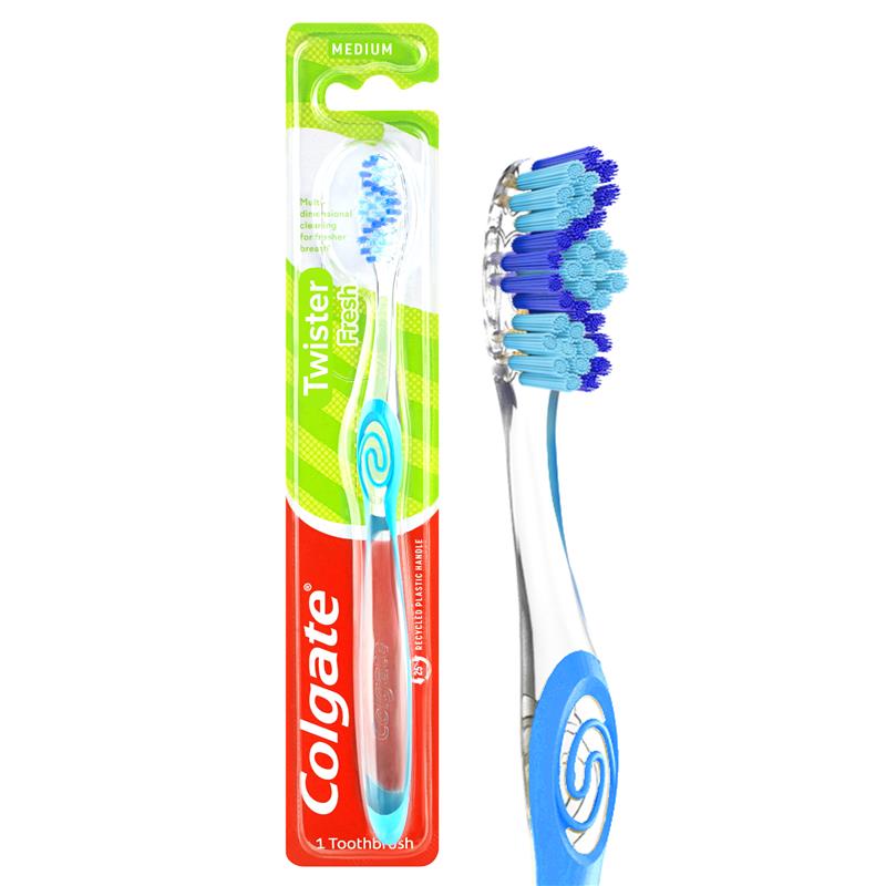 Load image into Gallery viewer, Colgate Toothbrush Twister Fresh Medium
