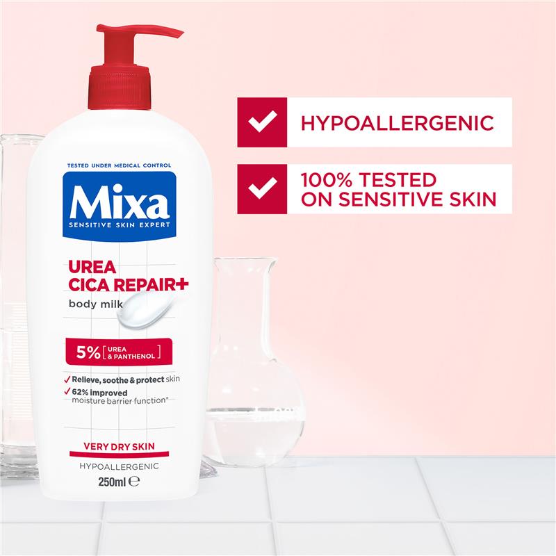 Load image into Gallery viewer, Mixa Urea Cica Repair+ Body Milk 250ml
