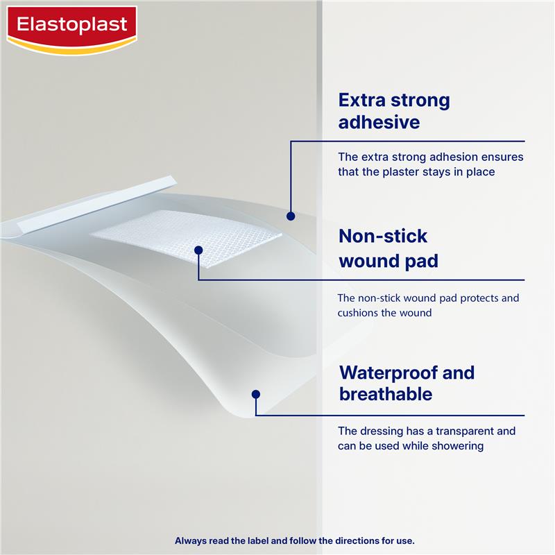 Load image into Gallery viewer, Elastoplast Waterproof Dressing XL 6x7cm 5 Pack
