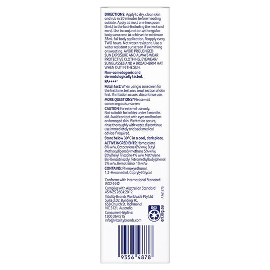 Cancer Council SPF 50+ Day Wear Face Fluid Matte Invisible 50ml
