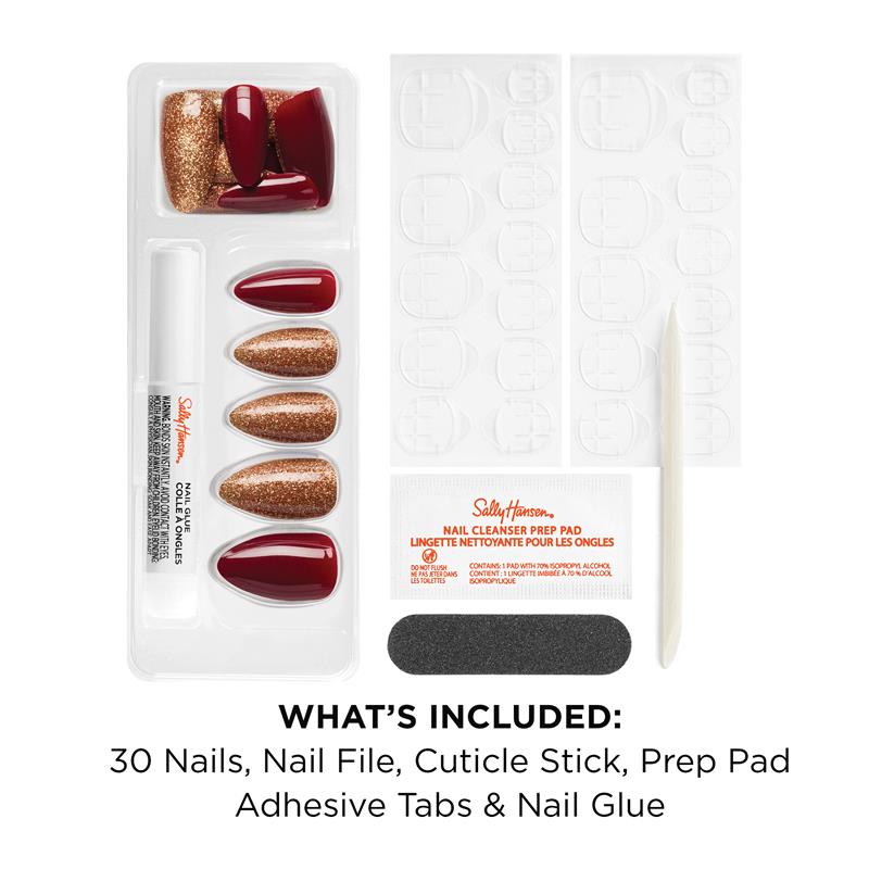 Load image into Gallery viewer, Sally Hansen Salon Effects Perfect Press-On Cinna-snap 30 Pieces
