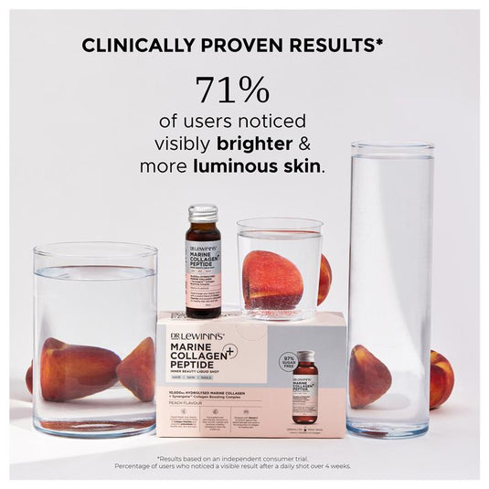 Dr. LeWinn's Collagen Inner Beauty Liquid Shot Peach 10 x 50ml