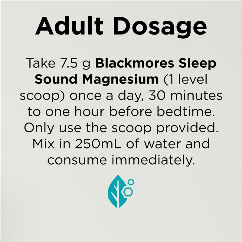 Load image into Gallery viewer, Blackmores Sleep Sound Magnesium Powder 187.5g
