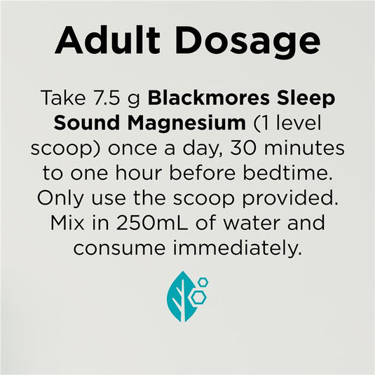 Blackmores Sleep Sound Magnesium Powder 187.5g