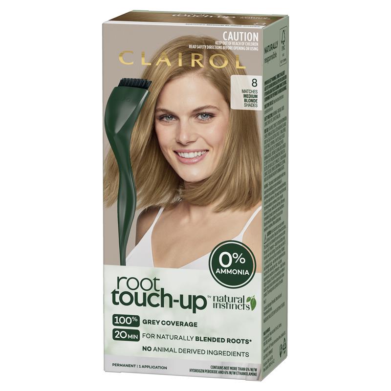 Load image into Gallery viewer, Clairol Root Touch Up Natural Instincts 8 Medium Blonde Permanent Hair Colour
