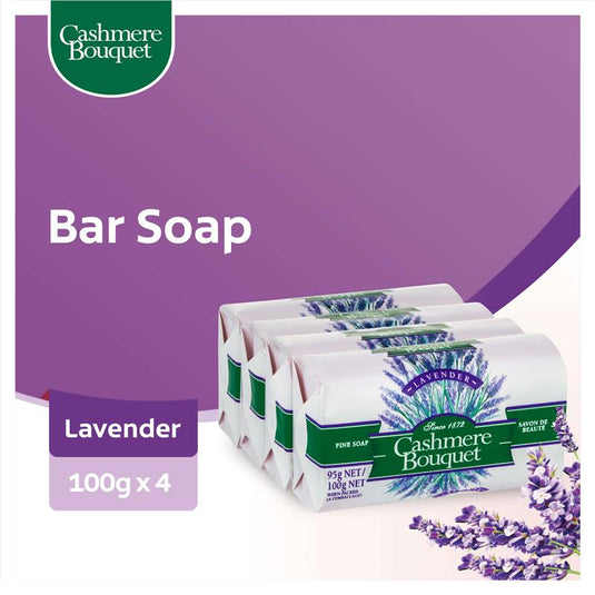 Cashmere Bouquet Soap Lavender 4 x 100g
