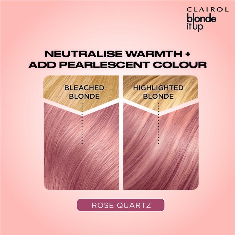 Load image into Gallery viewer, Clairol Blonde It Up Crystal Glow Semi Permanent Toner Rose Quartz
