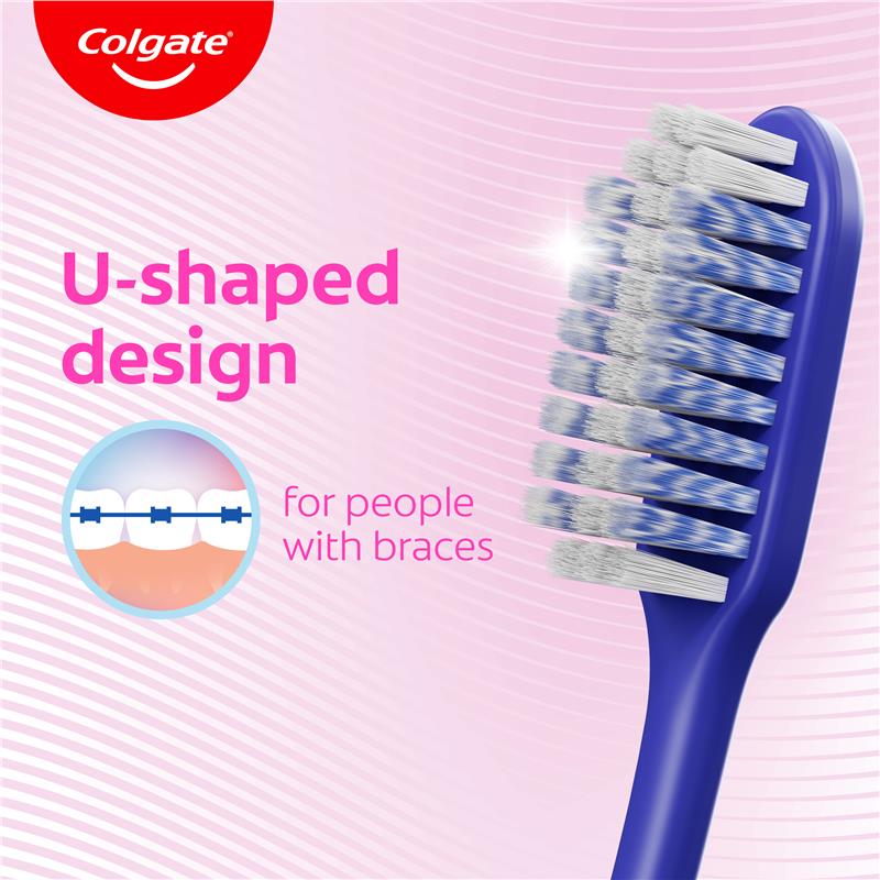 Load image into Gallery viewer, Colgate Toothbrush Slim Soft Orthodontic Exclusive Ultra Soft Bristles
