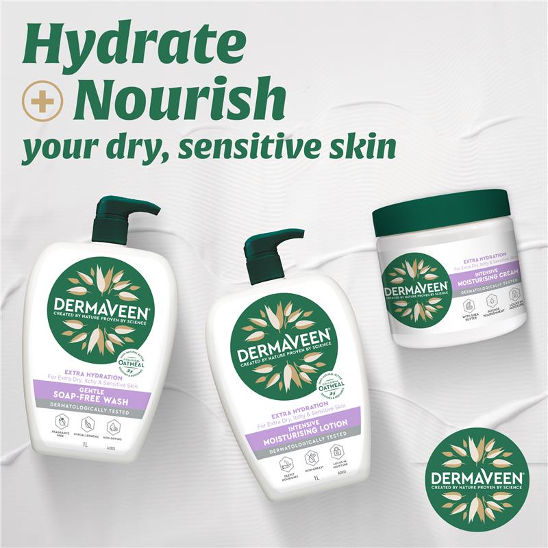 Load image into Gallery viewer, DermaVeen Extra Hydration Intensive Moisturising Lotion 1L
