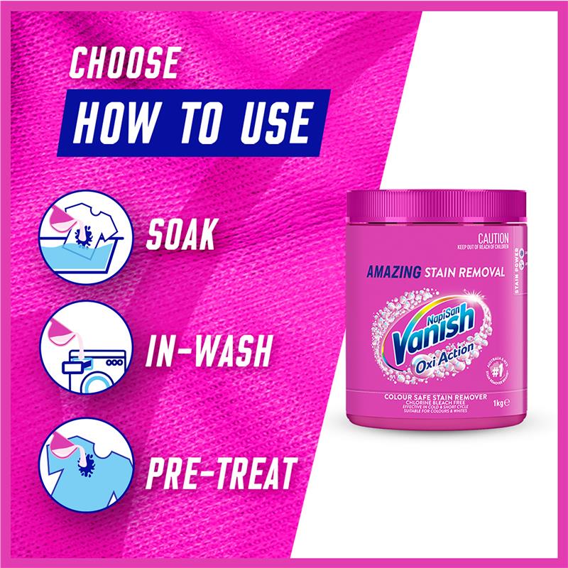 Load image into Gallery viewer, Vanish Napisan Oxiaction 3kg Bucket
