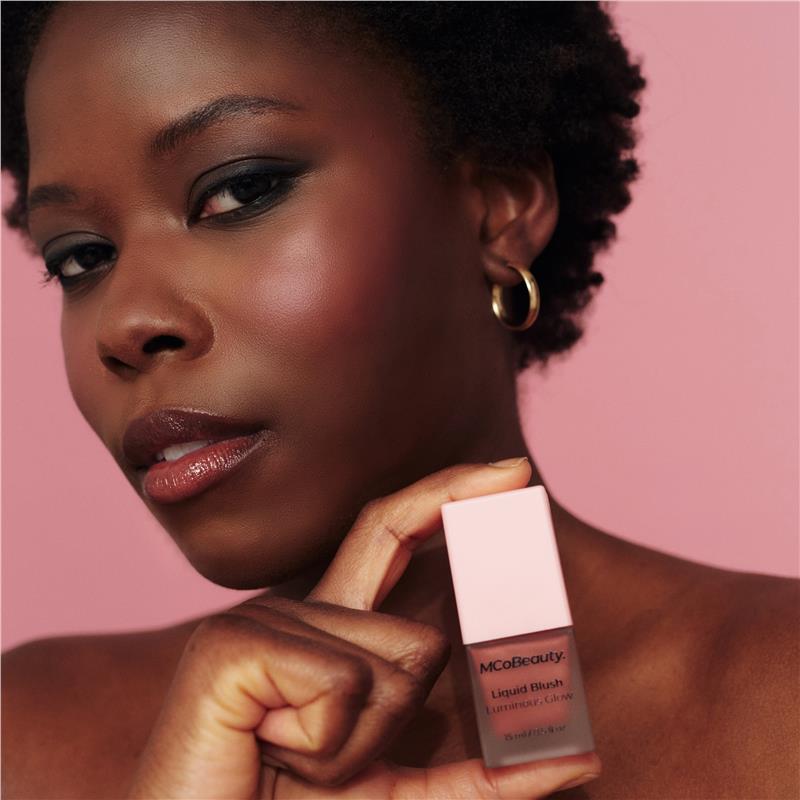 Load image into Gallery viewer, MCoBeauty Liquid Blush Luminous Glow Bella Vita Dusty Rose
