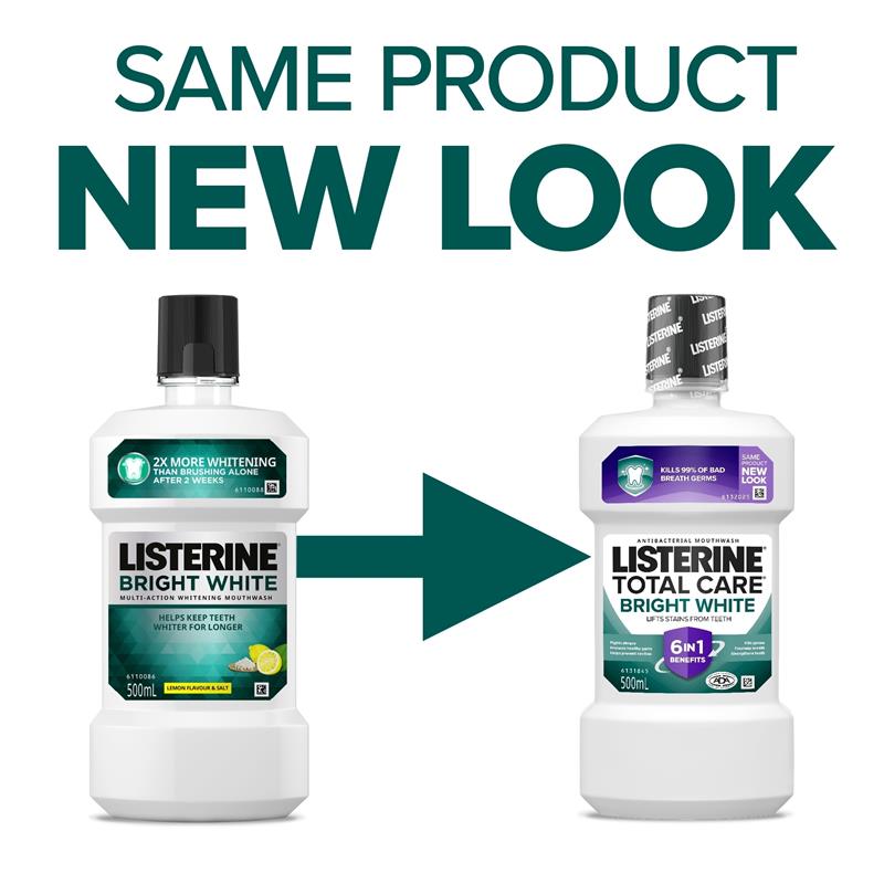 Load image into Gallery viewer, Listerine Mouthwash Bright White 500ml
