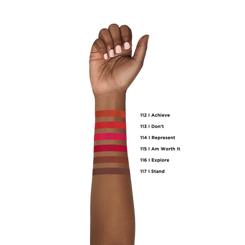Load image into Gallery viewer, L'Oreal Rouge Signature Matte Lipstick 115 I Am Worth It

