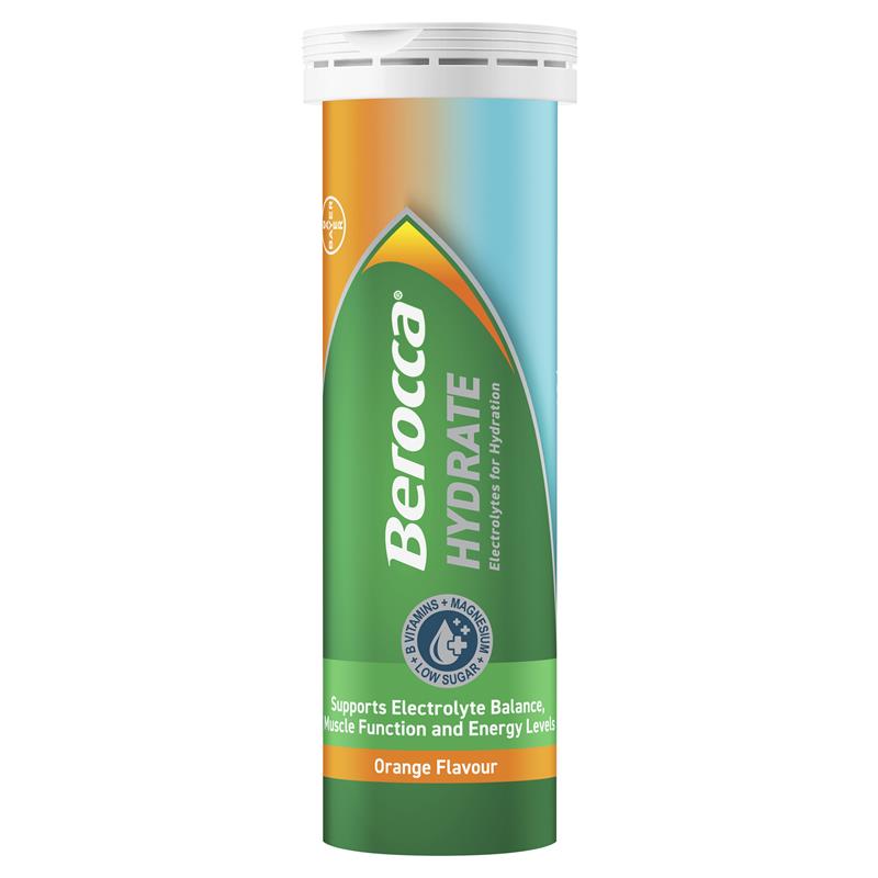 Load image into Gallery viewer, Berocca Hydrate Orange 20 Effervescent Tablets
