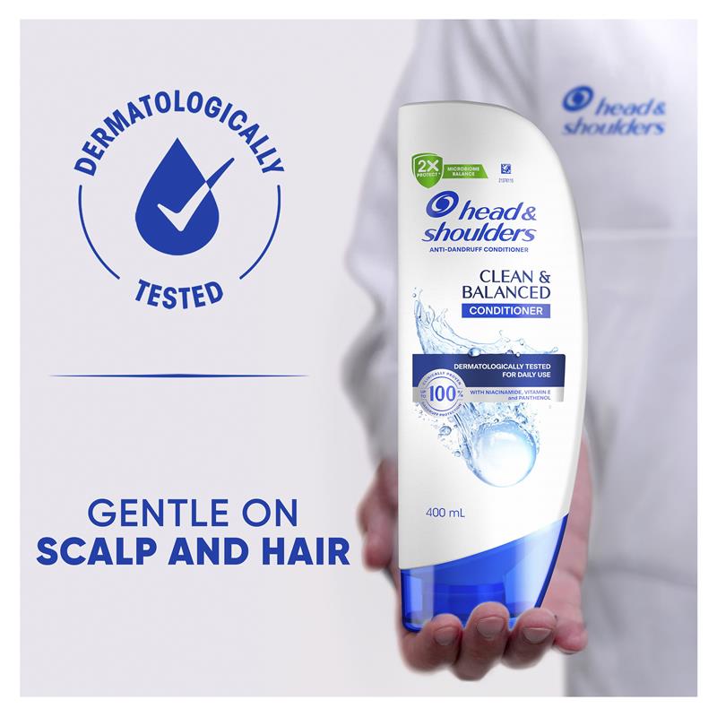 Load image into Gallery viewer, Head &amp; Shoulders Clean &amp; Balanced Anti-Dandruff Conditioner 400mL
