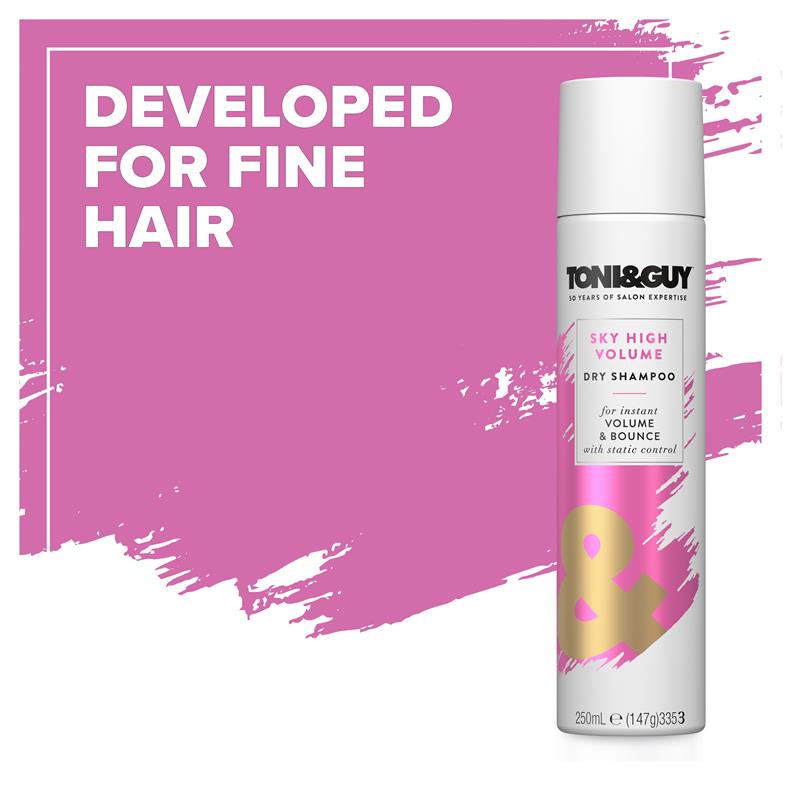 Load image into Gallery viewer, Toni &amp; Guy Glamour Sky High Dry Shampoo 250ml
