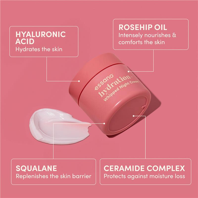 Load image into Gallery viewer, Essano Hydration+ Whipped Night Cream 50ml
