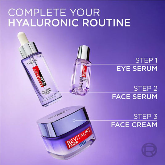 L'Oreal Paris Revitalift Filler [HA] Night Moisturiser 50ml