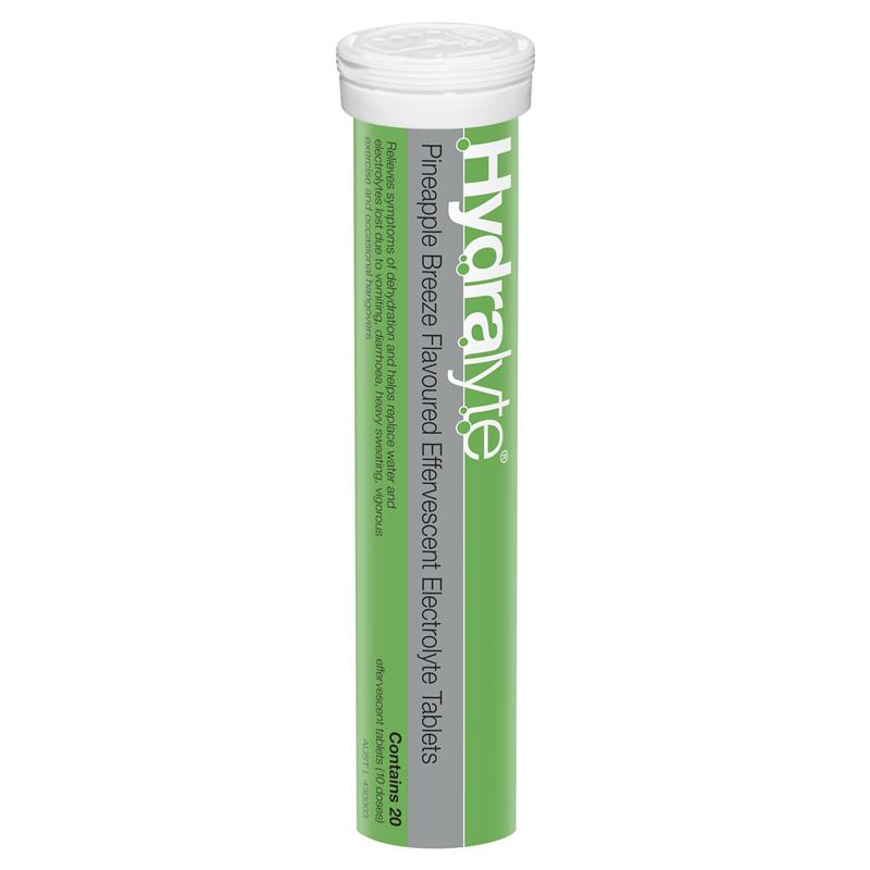 Load image into Gallery viewer, Hydralyte Electrolyte Effervescent Pineapple 20 Tablets
