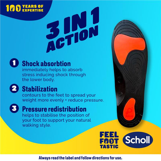 Scholl In Balance Lower Back Orthotic Insole Large