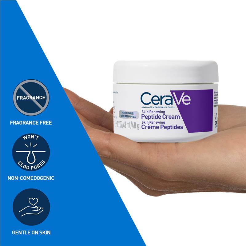 Load image into Gallery viewer, CeraVe Skin Renewing Peptide Cream 48g
