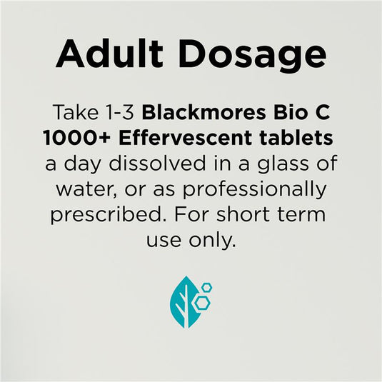 Blackmores Bio C 1000 Echinacea + Zinc 10 Effervescent Tablets