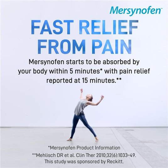 Mersynofen Pain Relief Tablets with Paracetamol + Ibuprofen 30 Pack (S3)