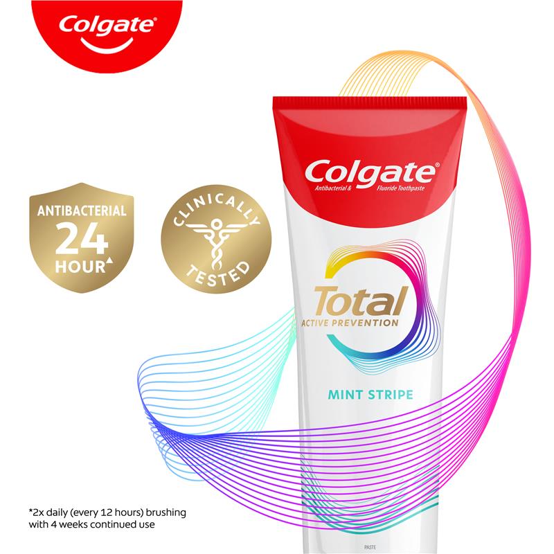 Load image into Gallery viewer, Colgate Toothpaste Total Active Prevention Mint Stripe 200g

