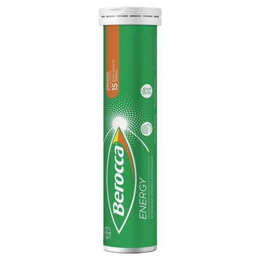 Berocca Energy Orange 30 Effervescent Tablets