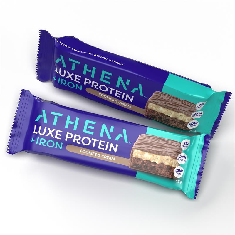 Load image into Gallery viewer, Athena Luxe Protein + Iron Cookies &amp; Cream 55g
