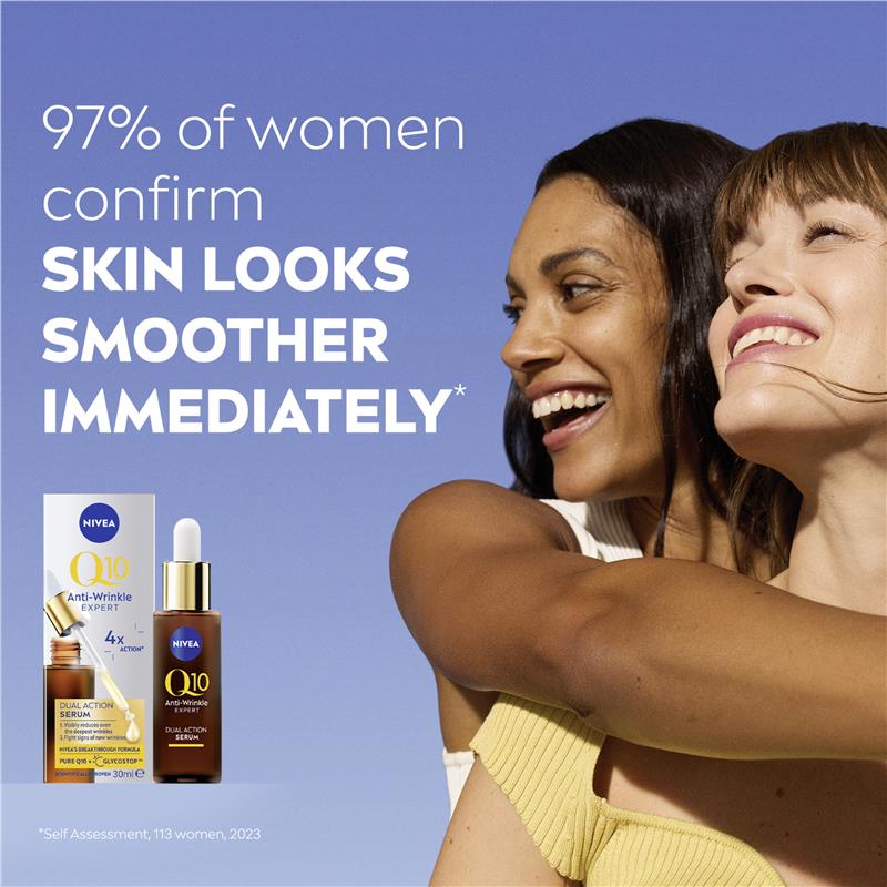 Load image into Gallery viewer, NIVEA Q10 Anti-Wrinkle Expert Dual Action Serum 30ml
