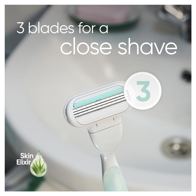 Load image into Gallery viewer, Gillette Venus Smooth Sensitive Razor Handle + 2 Blades
