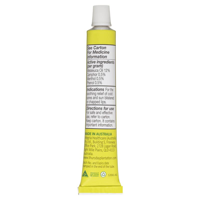 Load image into Gallery viewer, Thursday Plantation Tea Tree Cold Sore Cream 10g

